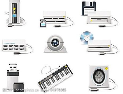 矢量素材 电子科技产品的视觉表达